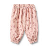 WHEAT - TROUSERS LINED POLLY | DIM ROSE FLOWERS