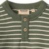 WHEAT - T-SHIRT L/S OSVALD | DARK GREEN STRIPE WHEAT - T-SHIRT L/S OSVALD | DARK GREEN STRIPE