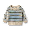 WHEAT - JACQUARD PULLOVER HARLOW | OFFWHITE WHEAT - JACQUARD PULLOVER HARLOW | OFFWHITE