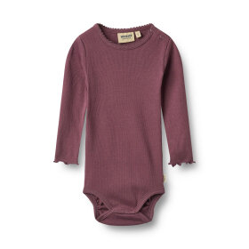 WHEAT - REGITZE BODYSTOCKING | EGGPLANT
