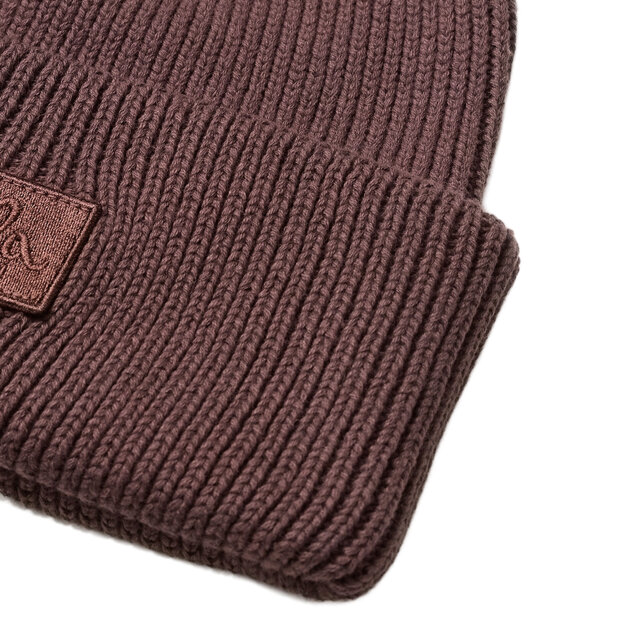 LALA BERLIN - LALA BEANIE 1 | DARK BROWN
