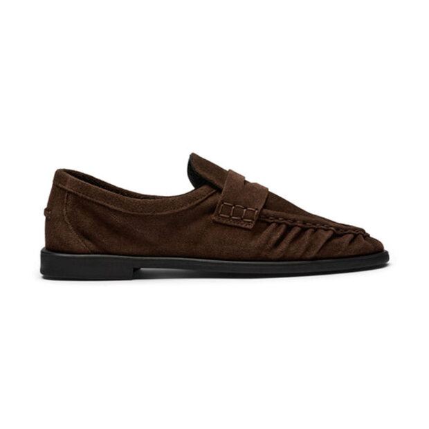 PAVEMENT - ELMIRA SUEDE LOAFERS | BROWN SUEDE