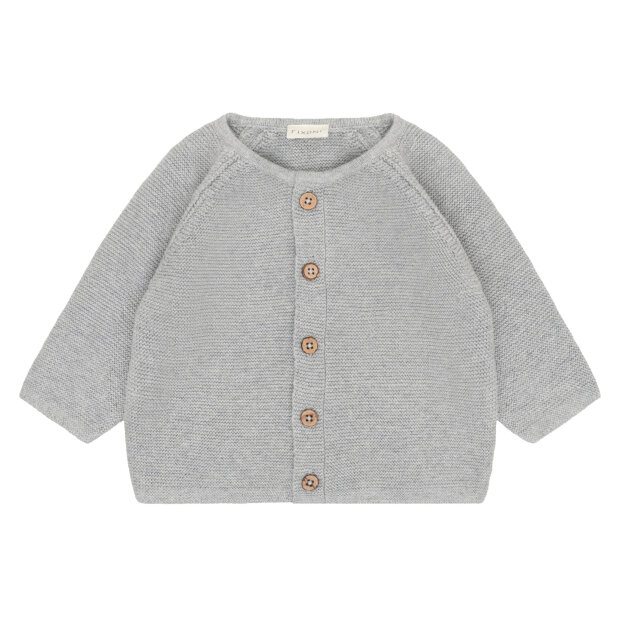 FIXONI - CARDIGAN KNIT | FLINT GRAY MELANGE