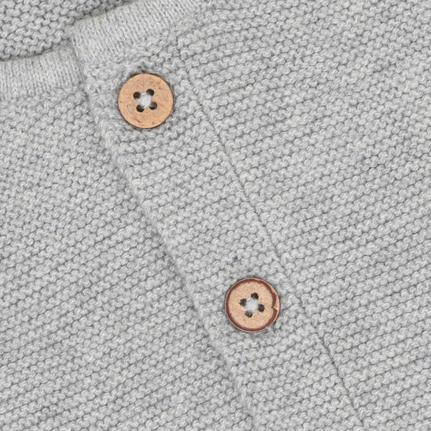 FIXONI - CARDIGAN KNIT | FLINT GRAY MELANGE