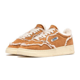 AUTRY - MEDALIST LOW WOMAN | SUEDE/COGNAC
