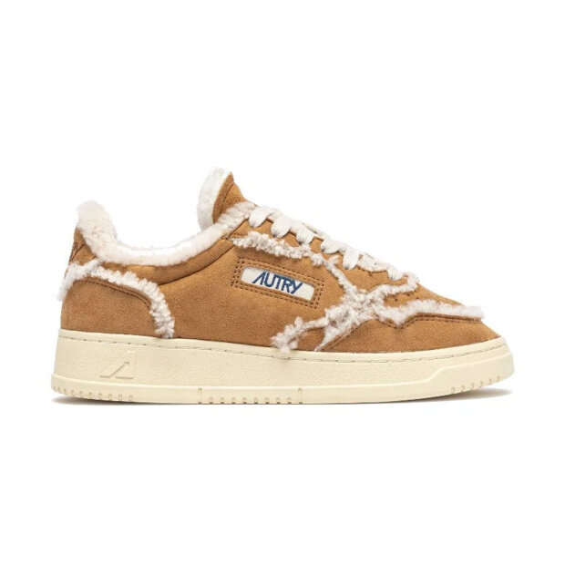 AUTRY - MEDALIST LOW WOMAN | SUEDE/COGNAC