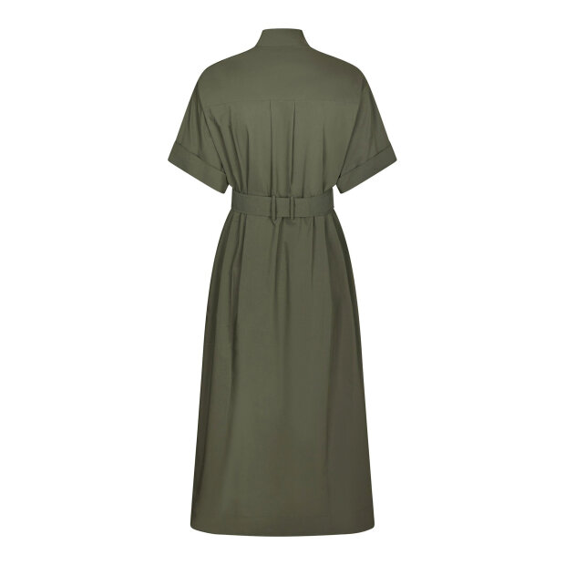 NEO NOIR - CINA POPLIN DRESS | ARMY