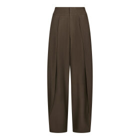 NEO NOIR - LUCILLE STRUCTURE PANTS | DARK BROWN