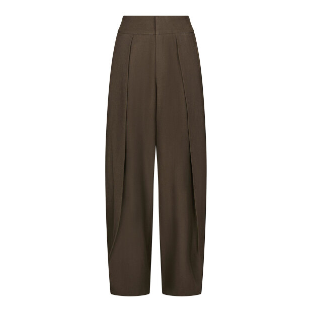 NEO NOIR - LUCILLE STRUCTURE PANTS | DARK BROWN