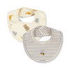 KONGES SLØJD - BASIC 2 PACK BIBS | STRIPE COMO KONGES SLØJD - BASIC 2 PACK BIBS | STRIPE COMO
