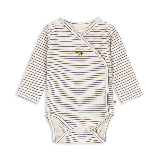 KONGES SLØJD - BASIC LS NEWBORN BODY | STRIPE COMO