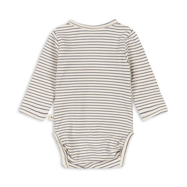 KONGES SLØJD - BASIC LS NEWBORN BODY | STRIPE COMO