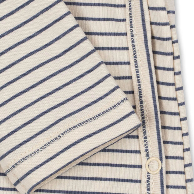 KONGES SLØJD - BASIC NEWBORN ONESIE | STRIPE COMO