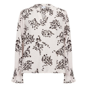 LEVETE ROOM - TULA 1 BLOUSE | STAR WHITE COMBI