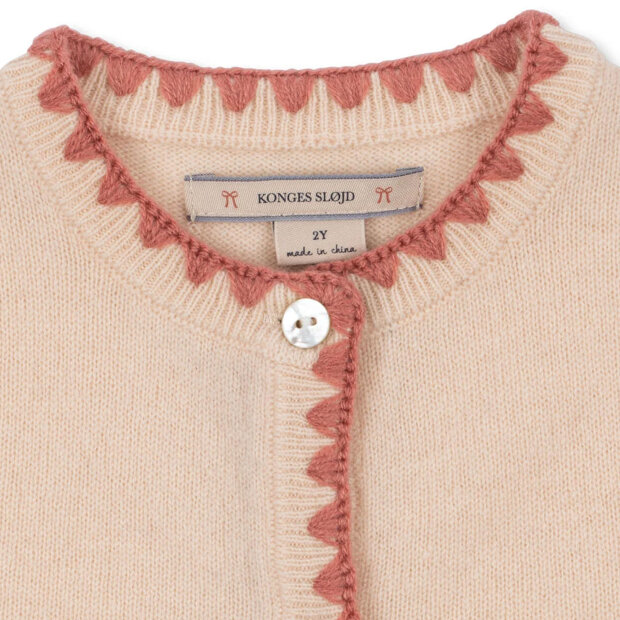 KONGES SLØJD - COLLETTE CARDIGAN | ROSEY