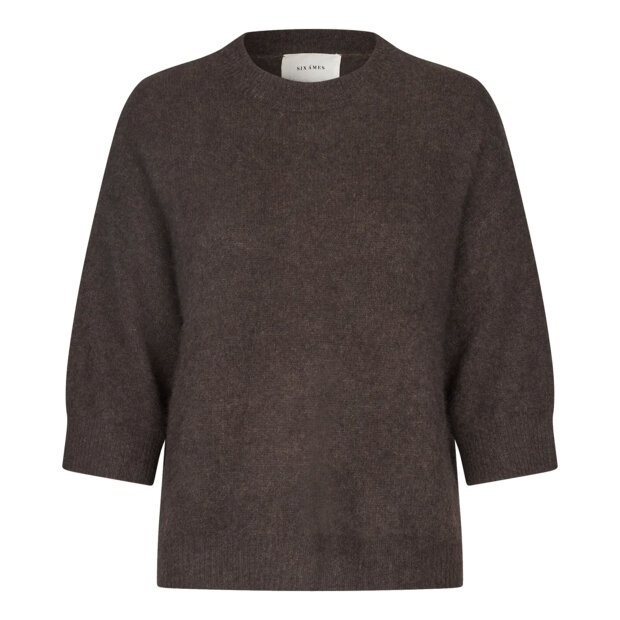 SIX AMES - OLA SWEATER | ESPRESSO BROWN