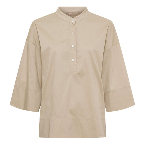 MARTA DU CHATEAU - GINGER BLOUSE | BEIGE