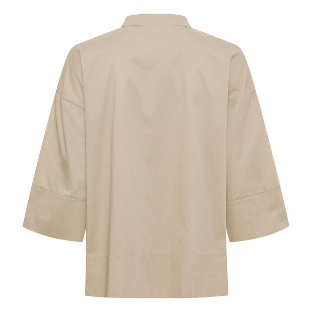 MARTA DU CHATEAU - GINGER BLOUSE | BEIGE