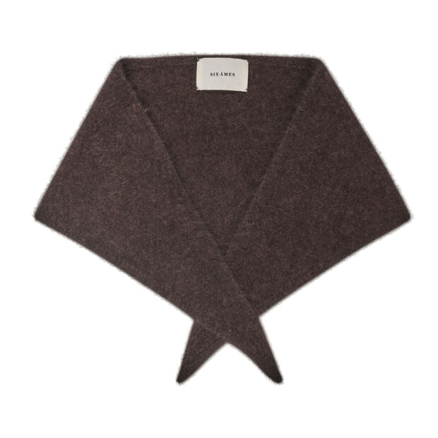 SIX AMES - PAULA SCARF | ESPRESSO BROWN