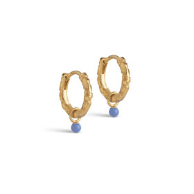 ENAMEL COPENHAGEN - BELLE HOOPS FG | CORNFLOWER