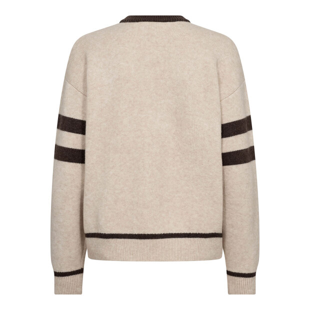 CO COUTURE - ROW COCO LOGO KNIT | CREME