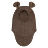 HUTTELIHUT - BALACLAVA EARS WOOL FLEECE | BROWN MELANGE HUTTELIHUT - BALACLAVA EARS WOOL FLEECE | BROWN MELANGE