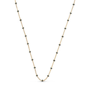 ENAMEL COPENHAGEN - LOLA HALSKÆDE FORGYLDT | KHAKI