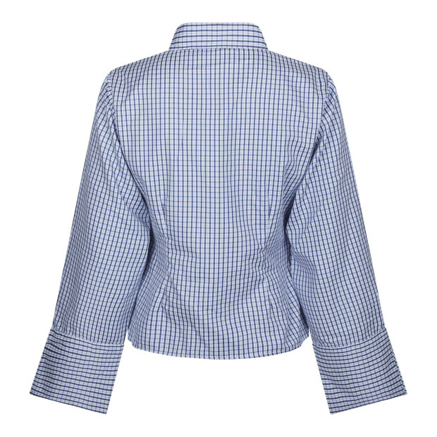 NEO NOIR - FENLI CHECK SHIRT | BLUE