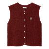 AMERICAN VINTAGE - EAST STRIKKET VEST | ACEROLA CHIN AMERICAN VINTAGE - EAST STRIKKET VEST | ACEROLA CHIN