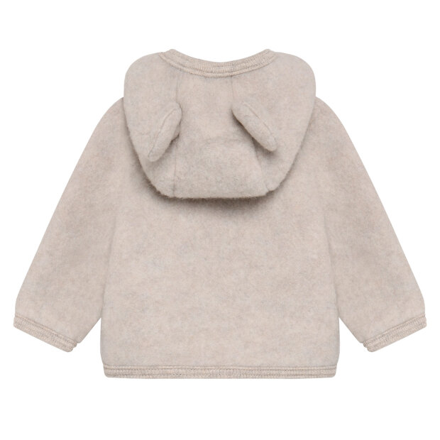 HUTTELIHUT - JACKET EARS WOOL FLEECE | CAMEL MELANGE