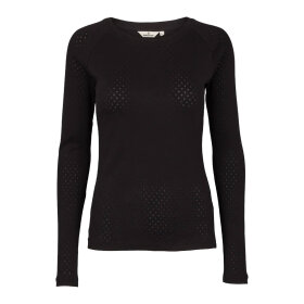 BASIC APPAREL - ARENSE LS TEE | BLACK