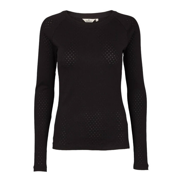BASIC APPAREL - ARENSE LS TEE | BLACK