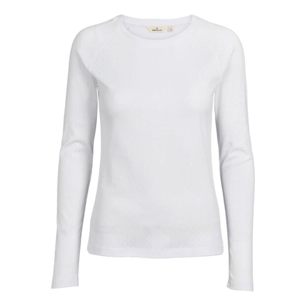 BASIC APPAREL - ARENSE LS TEE | WHITE