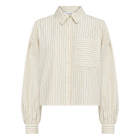 LEVETE ROOM - TESS 1 SHIRT | TURTLEDOVE COMBI