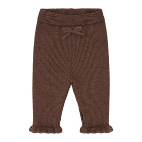 HUST AND CLAIRE - LISA RIB LEGGINGS | TOFFEE MELANGE