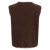 JDY - SIMINA TEDDY STITCH WAISTCOAT | CHOCOLATE BROWN/CD CLOUD DANCER JDY - SIMINA TEDDY STITCH WAISTCOAT | CHOCOLATE BROWN/CD CLOUD DANCER