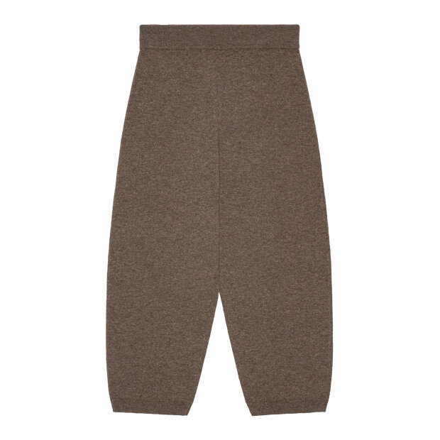 MOSHI MOSHI MIND - YOURS KNIT PANTS MERINO | BROWN MELANGE