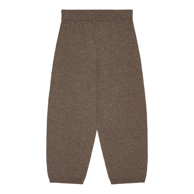 MOSHI MOSHI MIND - YOURS KNIT PANTS MERINO | BROWN MELANGE