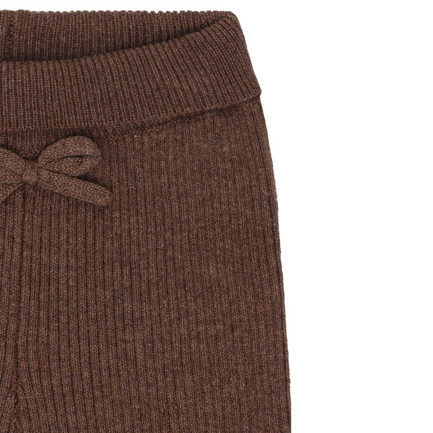 HUST AND CLAIRE - LISA RIB LEGGINGS | TOFFEE MELANGE