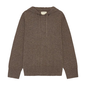 MOSHI MOSHI MIND - NOVA HOODIE MERINO | BROWN MELANGE MOSHI MOSHI MIND - NOVA HOODIE MERINO | BROWN MELANGE