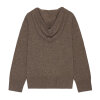 MOSHI MOSHI MIND - NOVA HOODIE MERINO | BROWN MELANGE MOSHI MOSHI MIND - NOVA HOODIE MERINO | BROWN MELANGE