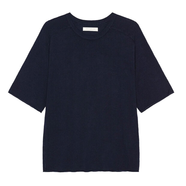 MOSHI MOSHI MIND - VERONICA KNIT TEE | DARK NAVY