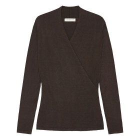 MOSHI MOSHI MIND - SURROUND KNIT TOP | DARK BROWN