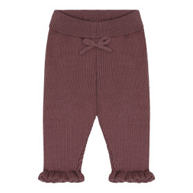 HUST AND CLAIRE - LISA RIB LEGGINGS | PLUM