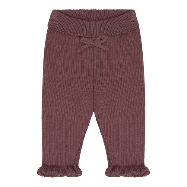 HUST AND CLAIRE - LISA RIB LEGGINGS | PLUM