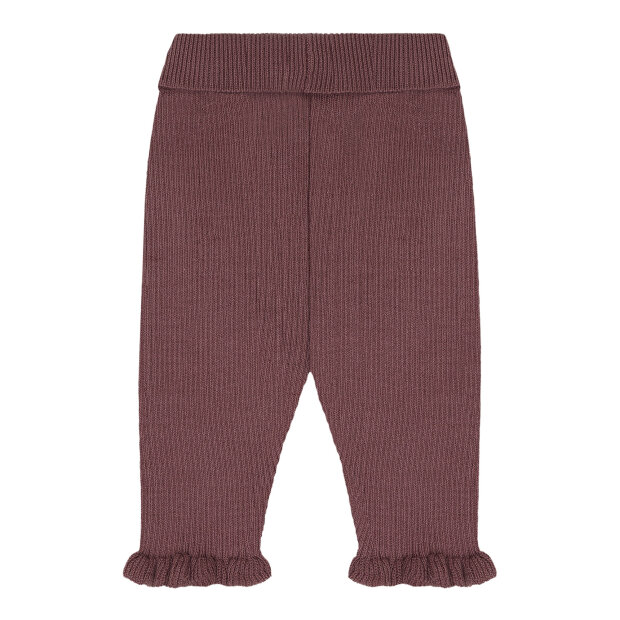 HUST AND CLAIRE - LISA RIB LEGGINGS | PLUM