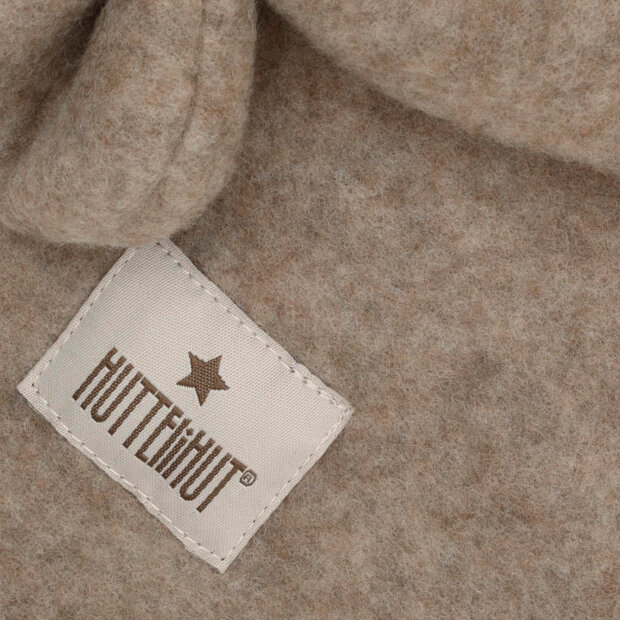 HUTTELIHUT - BALACLAVA EARS WOOL FLEECE | SAVANNAH MELANGE