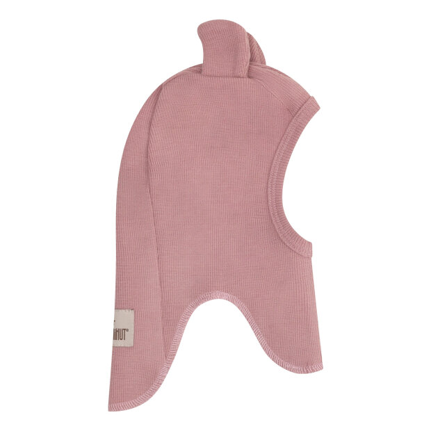 HUTTELIHUT - BALACLAVA EARS WOOL RIB | WOODROSE