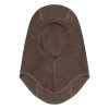 HUTTELIHUT - BALACLAVA WOOL RIB | BROWN MELANGE