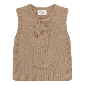 HUST AND CLAIRE - EJA VEST | BISCUIT